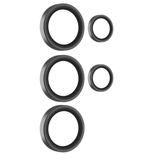 Folie Sticla Camera Devia Peak Series Samsung Galaxy S25 Ultra, pachet de 5 buc, Negru