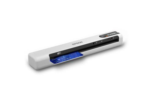 Scanner Epson DS-80W portabil, dimensiune A4, tip sheetfed, viteza scanare: 4 sec/pagina alb-negru si color, rezolutie optica 600x600dpi, fiabilitate ciclu de lucru zilnic 300 pagini, formate ieşire : BMP, JPEG, TIFF, Scanare către multi TI