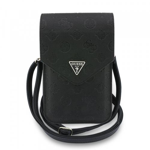 Geanta Universala pentru Telefon, Guess, Grained Peony, Neagra