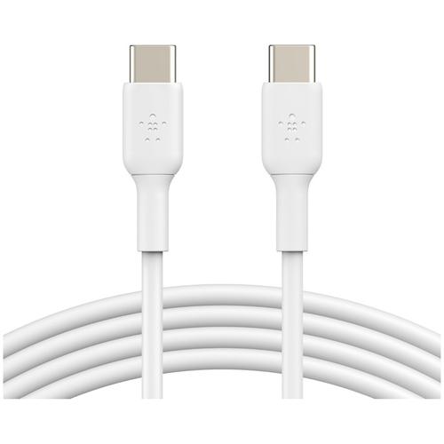 Cablu Belkin BOOST CHARGE USB-C catre USB-C 2.0, PVC, 1M, Alb