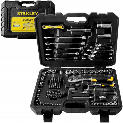 Set unelte 1/4inch 1/2inch 175 elemente Stanley, inclus in valiza, diverse dimensiuni, 72 de dinti