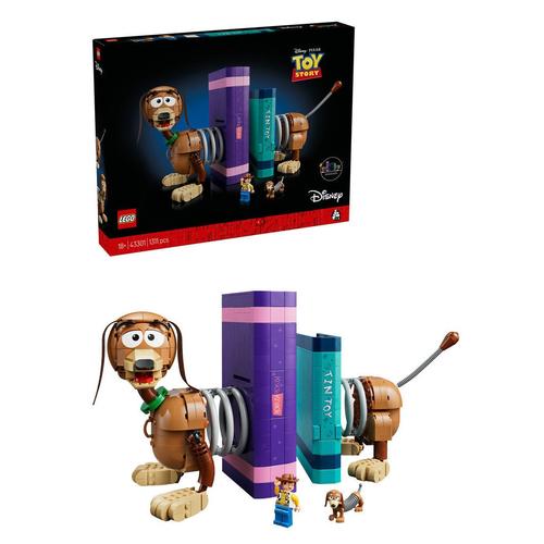 LEGO® Disney si Pixar - Opritoare de carti Cainele Slinky din Povestea Jucariilor 43301,  1311 piese