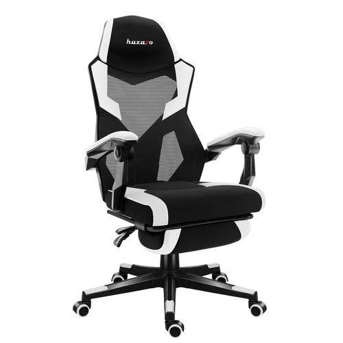 Scaun Gaming Huzaro Combat 3.1, Max 150 kg, Carcasa NylongGuard, TitanPad, FlexiBack (Alb)