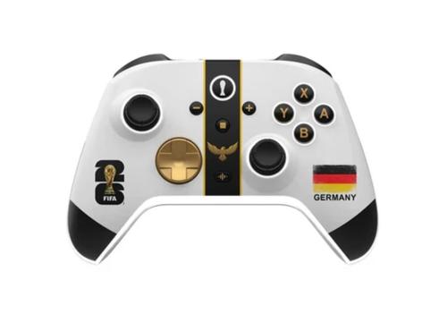 Controller Wireless DragonShock AURORA+ FIFA WorldCup 26 Germany, Compatibil cu Nintendo Switch 1/2, PC, Mobil (Alb/Negru)