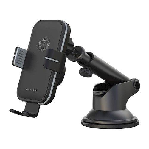 Suport auto XO WX027 Gravity Dashboard Mount, Incarcare Wireless 15W, rotire 360 grade, Negru