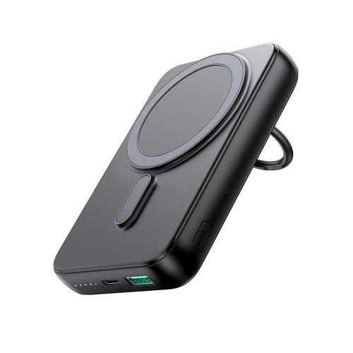 Baterie Externa MagSafe cu Suport Birou, 10000mAh - JoyRoom, Negru