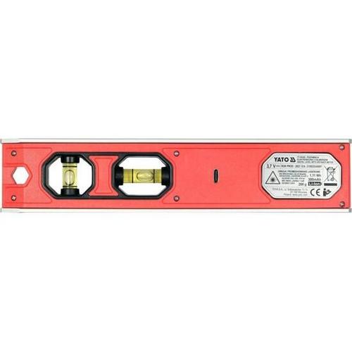 Nivela electronica torpedo Yato YT-30340, 230mm, laser rosu, 3 magneti, 230x20x47mm