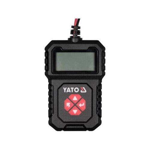 Tester auto Yato YT-83114, 12V 2000A, LCD, pentru acumulatori acid-plumb, EFB, AGM