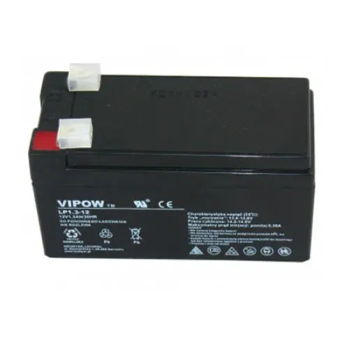 Acumulator stationar, plumb acid, sigilat, VRLA, 12V 1.3Ah