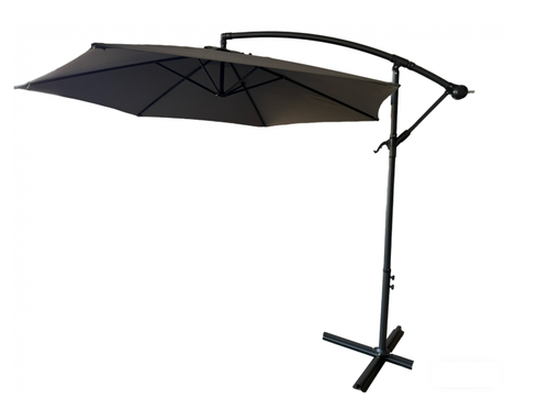 Umbrela de gradina Heinner HR-DUG111, diametru 300cm, Negru