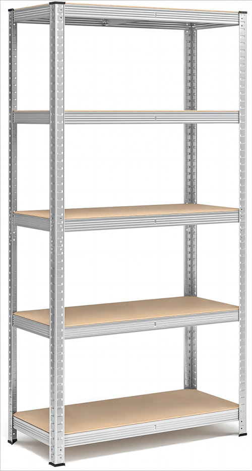 Raft metalic Heinner RZRF012, 5 polite, 80x40x180 cm