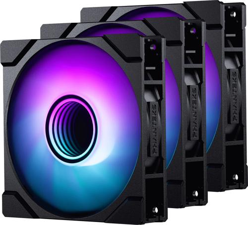 Ventilator PC Phanteks M25G2-140 D-RGB, Set 3 bucati, Linq6, 12V, 101.78 CFM (Negru)