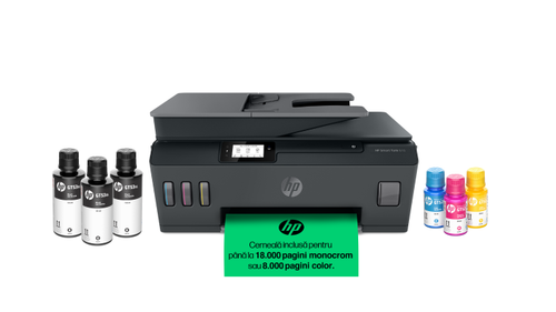 Multifunctional cerneala HP SMART TANK 615 AIO, CISS, A4, Wi-Fi, ADF