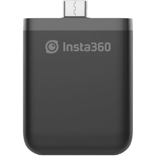 Baza baterie verticala Insta360 CINORHM/A, USB-C, 1190 mAh (Negru)
