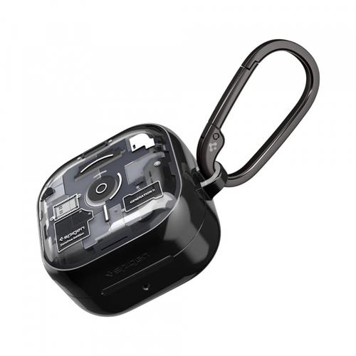 Husa pentru Samsung Galaxy Buds4 / Buds4 Pro, Spigen ACS11201, Ultra Hybrid, Neagra