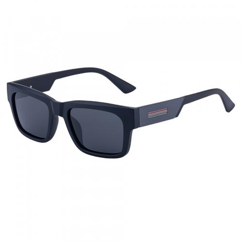 Ochelari De Soare Barbati Techsuit 8491, Polarizati, Protectie UV, Negri Mat/Gri
