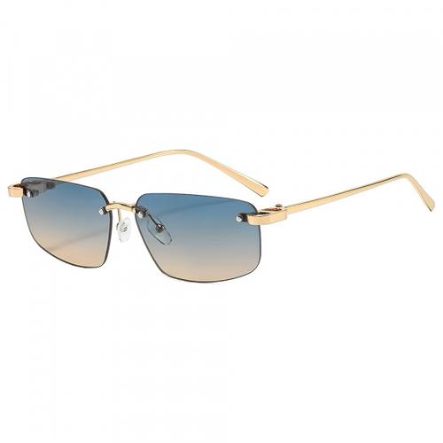 Ochelari De Soare Unisex Techsuit S098, Aurii/Albastrii Verzi