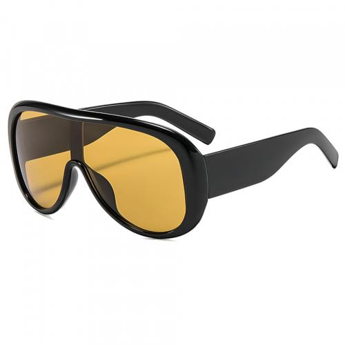 Ochelari De Soare Dama Techsuit 89337, Negri/Galbeni