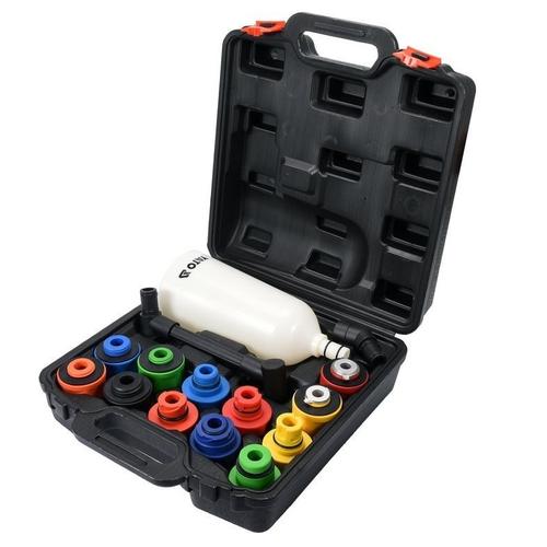 Palnie completare ulei cu adaptoare, 15 piese, Yato YT-06919