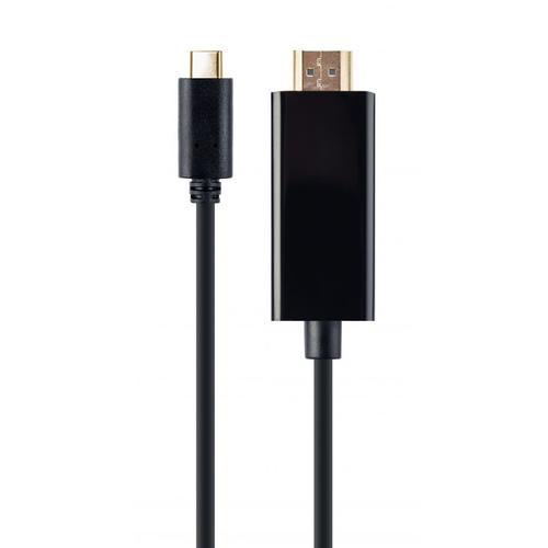 Cablu HDMI Gembird A-CM-HDMIM-01, USB-C la HDMI, 4K/30Hz, 2m (Negru)
