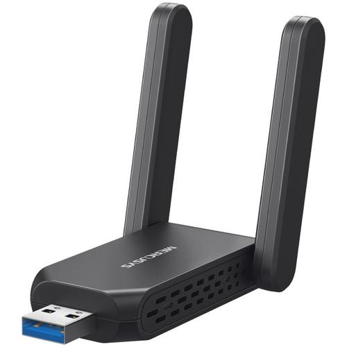 Adaptor Wireless Mercusys MA72XH, AX1800, Dual-Band, Wi-Fi 6, USB 3.0, Negru