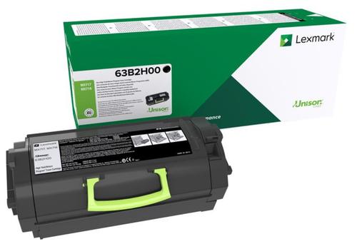 Toner Lexmark 63B2H00, acoperire aprox. 25000 pagini (Negru)