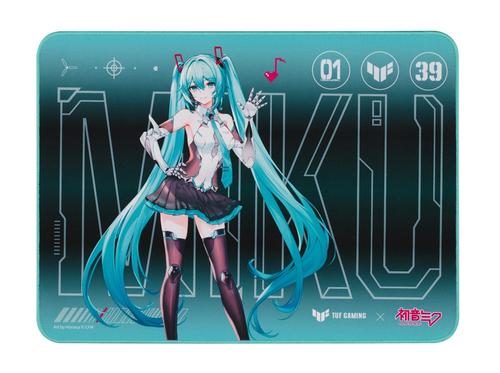 Mouse Pad ASUS TUF GAMING P1 HATSUNE MIKU EDITION, 360 x 260 x 2 mm (Turcoaz)