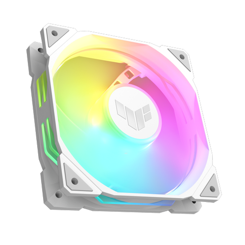 Ventilator PC ASUS TUF Gaming TR120 REVERSE, ARGB, Hidraulic  (Alb)