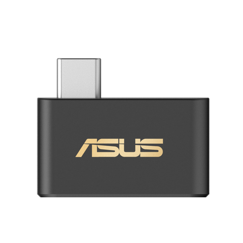 Adaptor Wireless ASUS USB-BE93 Mini BE6500, Tri-Band (2.4 GHz / 5 GHz / 6 GHz), USB-C, WiFi 7 (Negru)
