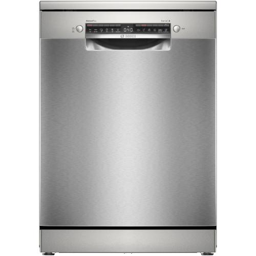 Masina de spalat vase Bosch SMS4EMI06E, 14 seturi, 6 programe, Home Connect, AquaStop, Motor EcoSilence Drive, Clasa B, 60 cm, Inox antiamprenta