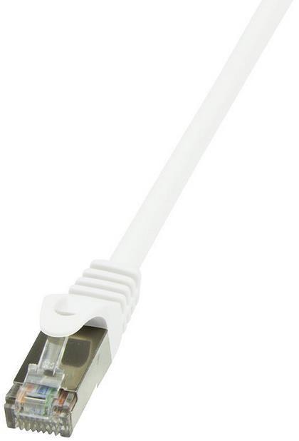 Cablu F/UTP LogiLink CP2071S, Patchcord, CAT.6, 5m (Alb)