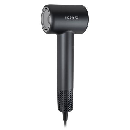 Uscator de par Teesa Pro Dry 700 TSA0531, 1600 W, 2 viteze, 3 nivele de temperatura, Atasament magnetic 360 (Negru)