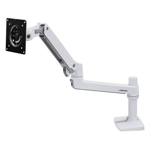 Suport monitor pentru birou Ergotron LX, rotire 360, 11.3kg (Alb)