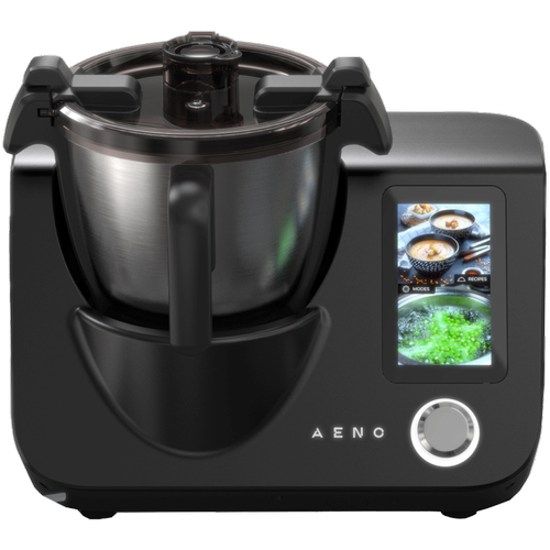 Robot de bucatarie AENO CR1S, 8 programe, 12 viteze, 1000 W Incalzire, Bol 3.5 l, Motor 600 W, Temperatura intre 37-130 C, Cantar incorporat (Gri)