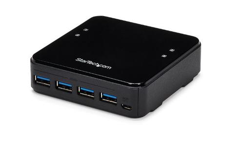 Hub USB StarTech HBS304A24A, 4 porturi (Negru)