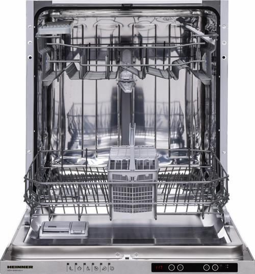 Masina de spalat vase incorporabila Heinner HDW-BI6614IE++, 14 Seturi, 6 Programe, Aquastop, Clasa E, 60 cm (Alb)