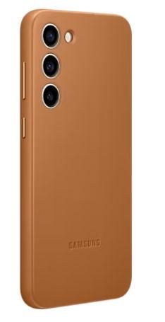 Protectie Spate Samsung Leather EF-VS916LAEGWW pentru Samsung Galaxy S23+ (Maro)