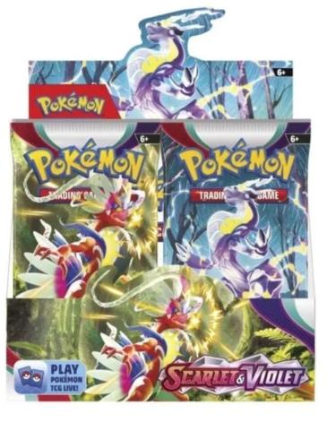 Set 10 cartonase Pokemon TCG: SV01 - Booster
