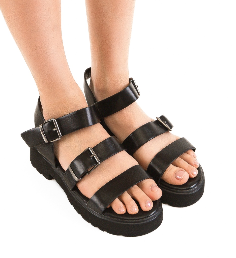 Sandale dama Aarav Negre