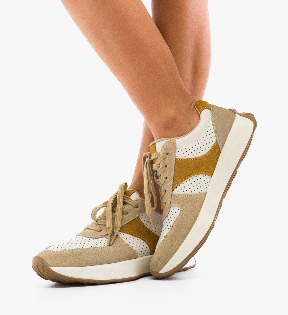 Sneakers dama Namibe Bej