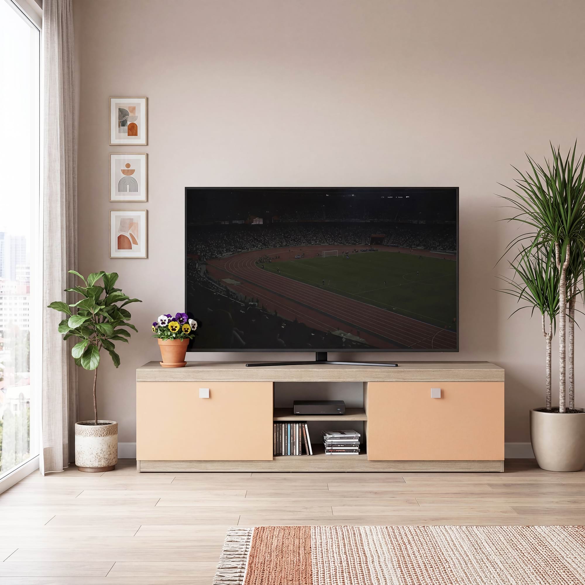 Comoda living LINEA, 2 usi