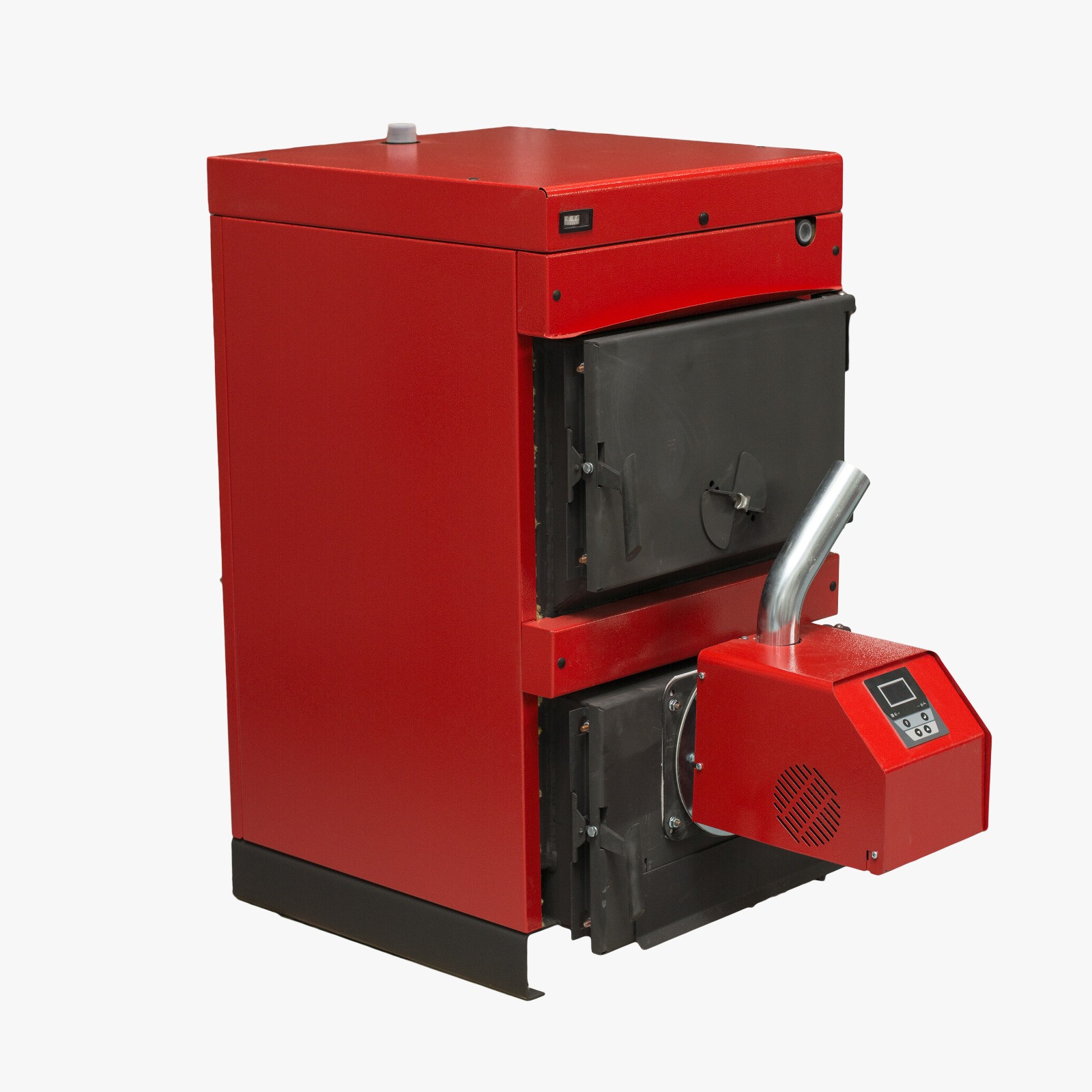 Pachet centrala mixta combustibil solid si peleti Sunsystem Burnit NWB MAX 70 KW cu arzator Peleti Pell 70 kw, snec, aprindere automata