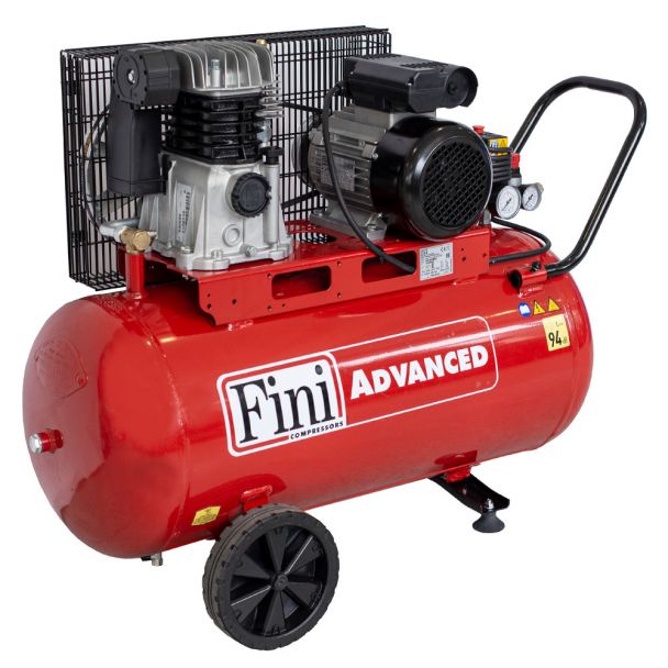Compresor de aer Fini MK103-90-3M, 90 l, 2200W, 10 bar, 365 l/min