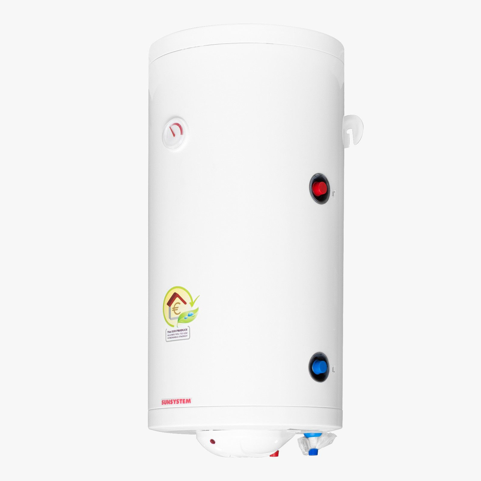 Boiler termoelectric Sunsystem MB-NL2 S1 120 cu o  serpentina, 120 litri, putere  serpentina 9.22 kw,  putere  electrica 2 kW, serpentina  pe partea  dreapta, reglaj  extern de temperatura,  izolatie termica