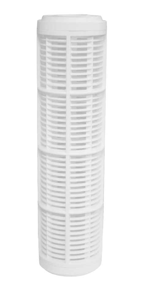 Cartus filtrant lavabil 10"" Aquapur cu sita, 50 microni, elimina nisip, namol, rugina, particule in suspensie