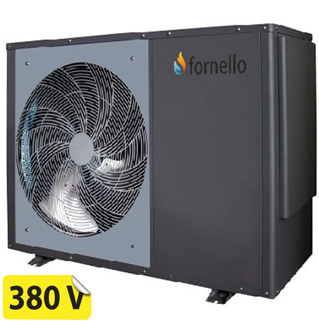 Pompa de caldura aer-apa pentru incalzire si racire FORNELLO ECO Green CGK-040V3L MONOBLOC 15 KW, Inverter R32 ERP A+++, compresor rotativ Panasonic, TRIFAZATA