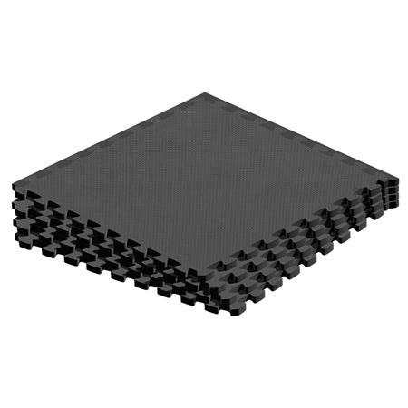 Saltea fitness Rebel RBA-3153-4, puzzle, 4 piese, 60 x 60 cm (Negru)