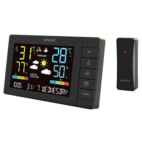 Statie meteo wireless SENCOR SWS4440, Prognoza meteo 12-24 ore (Negru)
