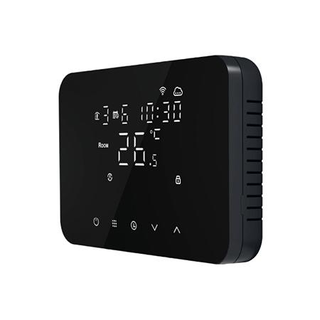 Termostat iSnatch SMART SOFT TOUCH K-49683035, Wi-Fi 2.4G, Zigbee (Negru)