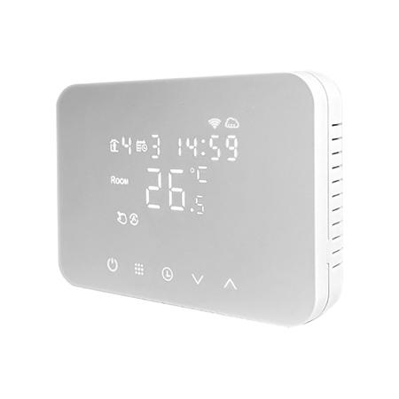 Termostat iSnatch SMART SOFT TOUCH K-49683034, Wi-Fi 2.4G, Zigbee (Alb)